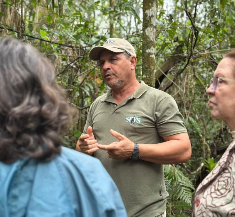 Idosos da Unapi visitam reserva natural e aprendem sobre preservação em Antonina