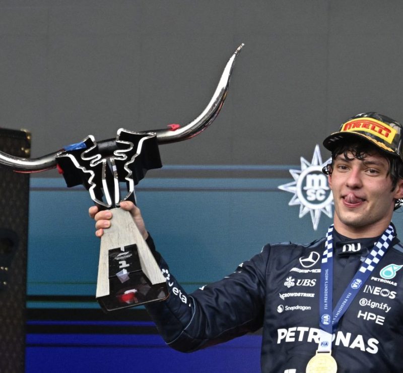 Vitória em Austin consolida campanha e coloca Kimi Antonelli perto da taça na F1
