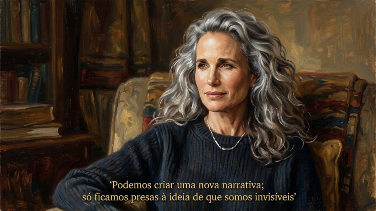Andie MacDowell, aos 68 anos, sobre enfrentar a ideia de que mulheres mais velhas se tornam invisíveis: “Podemos criar uma nova narrativa; só ficamos presas à ideia de que somos invisíveis”