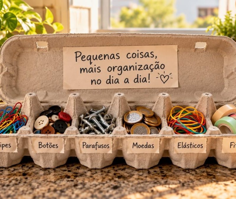 Como reaproveitar caixa de ovos na decoração e organização da casa