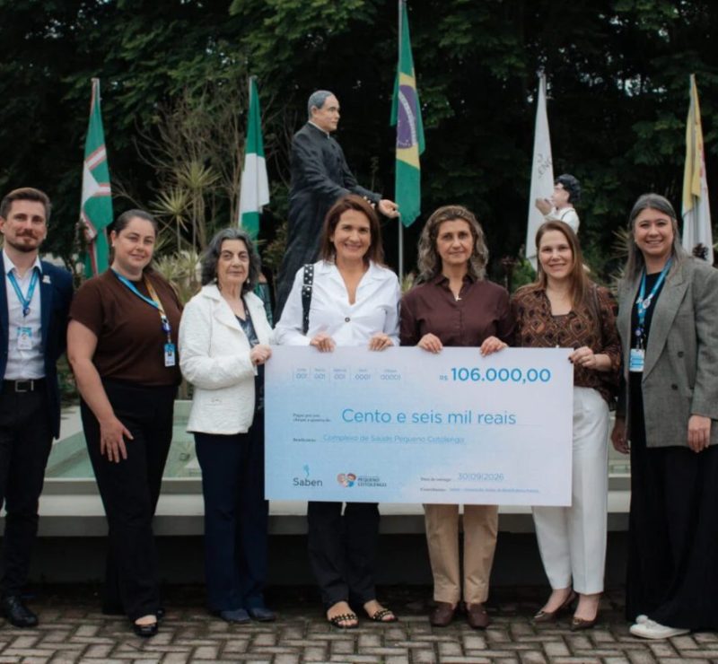 Associação Árabe repassa R$ 106 mil ao Pequeno Cotolengo em Curitiba