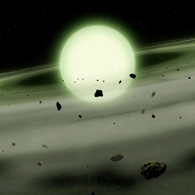 Astrônomos identificam pela primeira vez uma estrela verde no Universo