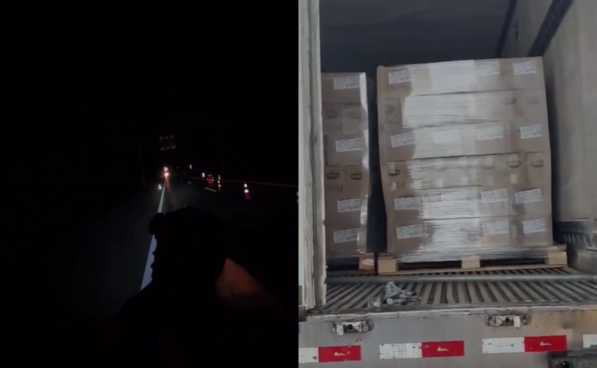 Caminhão com meio milhão em presunto é roubado na Grande Curitiba