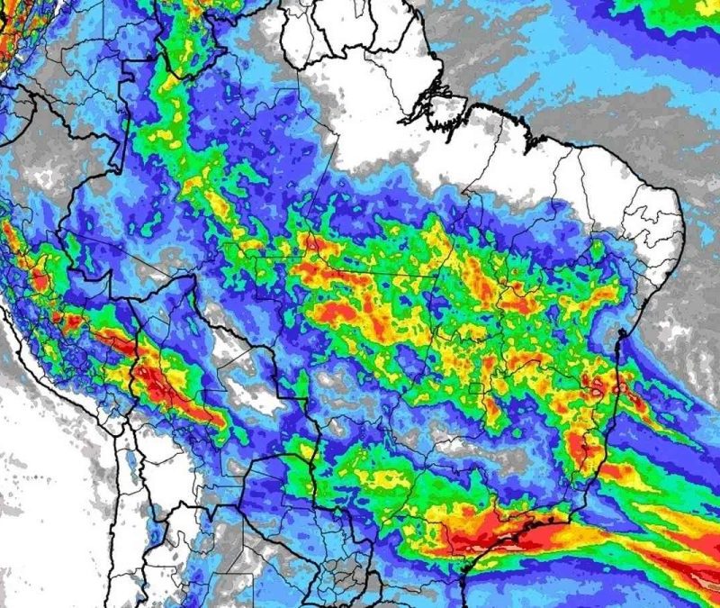 Chuva e temporais avançam sobre o Brasil nesta semana