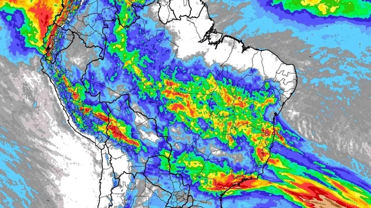 Chuva e temporais aumentam no Brasil nesta semana