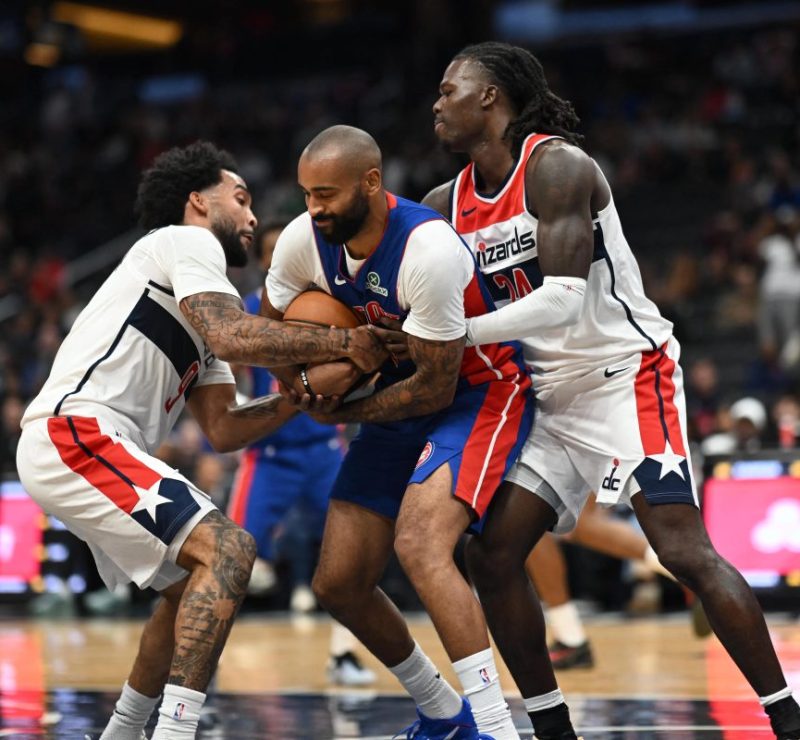 Confusão e expulsões marcam jogo entre Pistons e Wizards na NBA