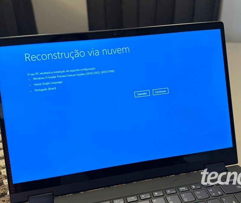 Windows 11 ganha modo oficial de restauração via nuvem
