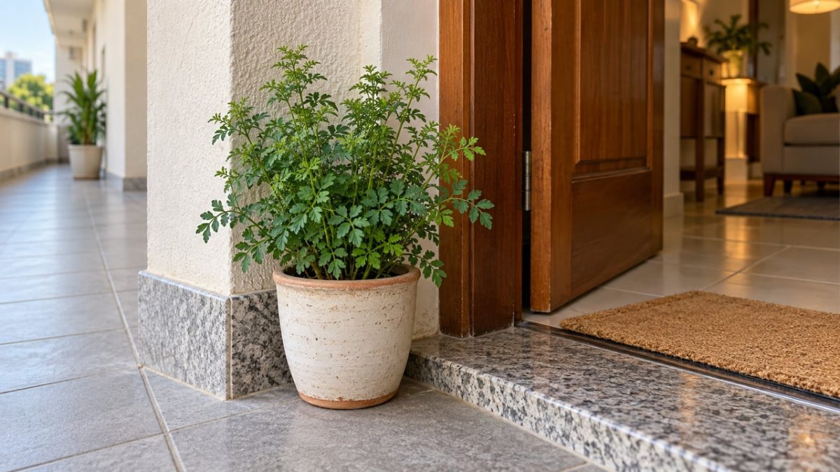 Colocar uma planta de arruda perto da porta de entrada: para que serve e por que recomendam