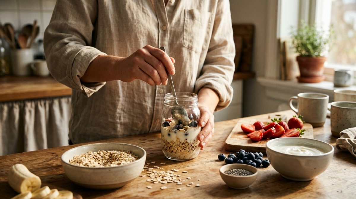 Com aveia como base: o café da manhã que ficam pronto de 5 a 10 minutos de preparo