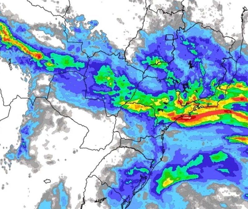Previsão do tempo para o segundo turno indica chuva forte no Sudeste