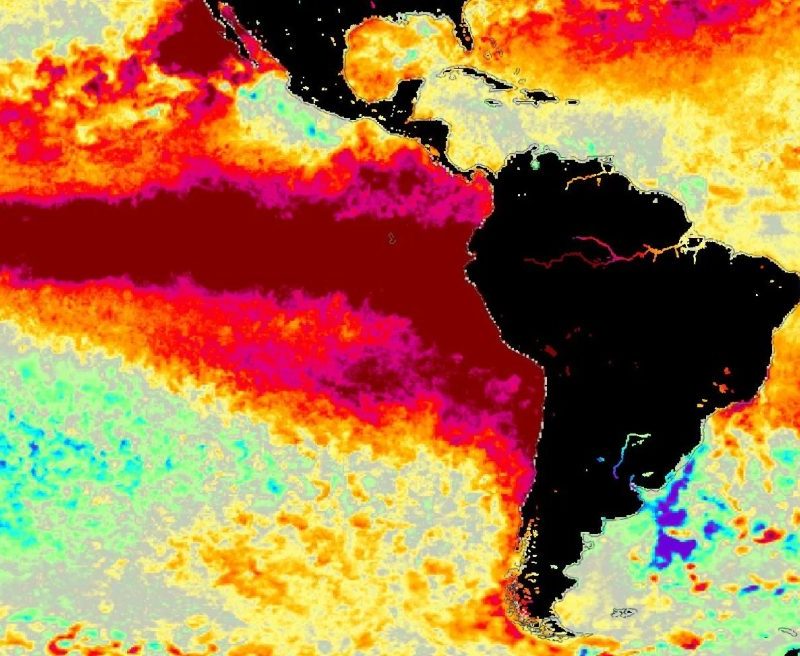 El Niño de outubro atinge nível de intensidade inédito, aponta NOAA