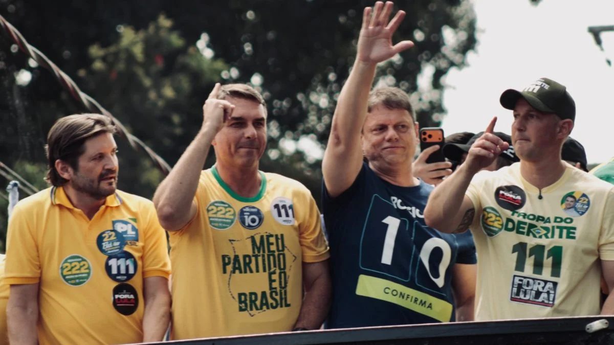 “Essa energia estará à disposição do Flávio”, diz Tarcísio sobre SP