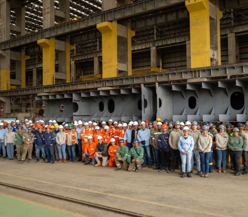 Estaleiro gaúcho inicia construção de navios da Transpetro