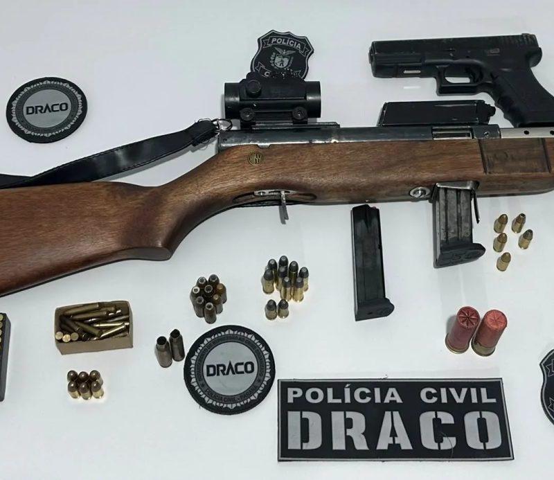 Ex-militar é preso em fábrica clandestina de armas em Curitiba