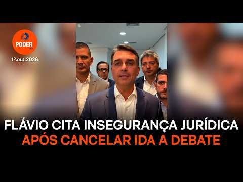 Flávio Bolsonaro cancela ida a debate da Globo e aponta insegurança jurídica