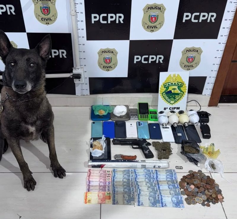Irati tem quatro presos em operação conjunta contra o tráfico de drogas
