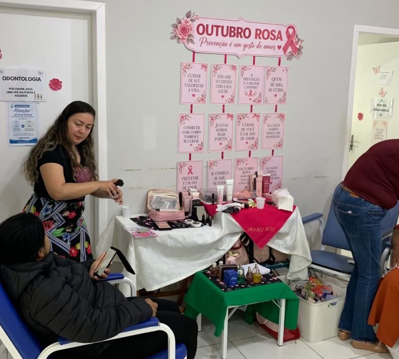 Outubro Rosa promove agenda de prevenção em Unidades Básicas de Saúde do município