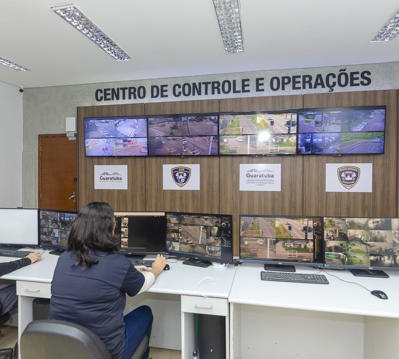 Guaratuba moderniza Centro de Controle e amplia monitoramento por câmeras