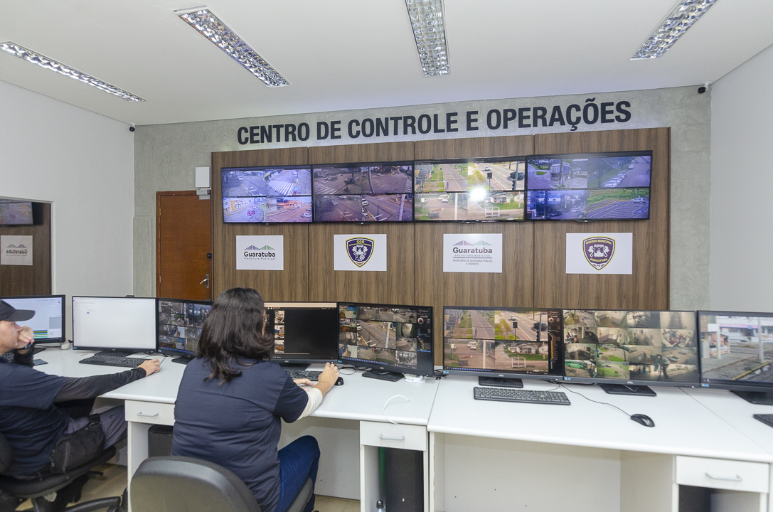 Guaratuba moderniza Centro de Controle e amplia monitoramento por câmeras