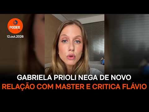 Gabriela Prioli rebate acusações de contrato com Banco Master