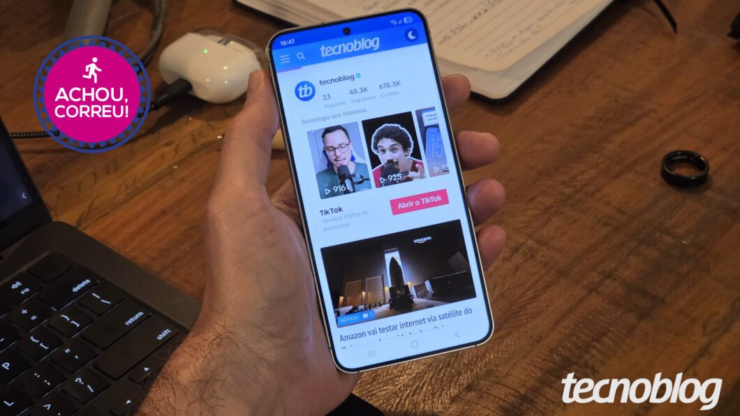 Galaxy S25 Plus (256 GB) custa menos da metade do preço no Magalu