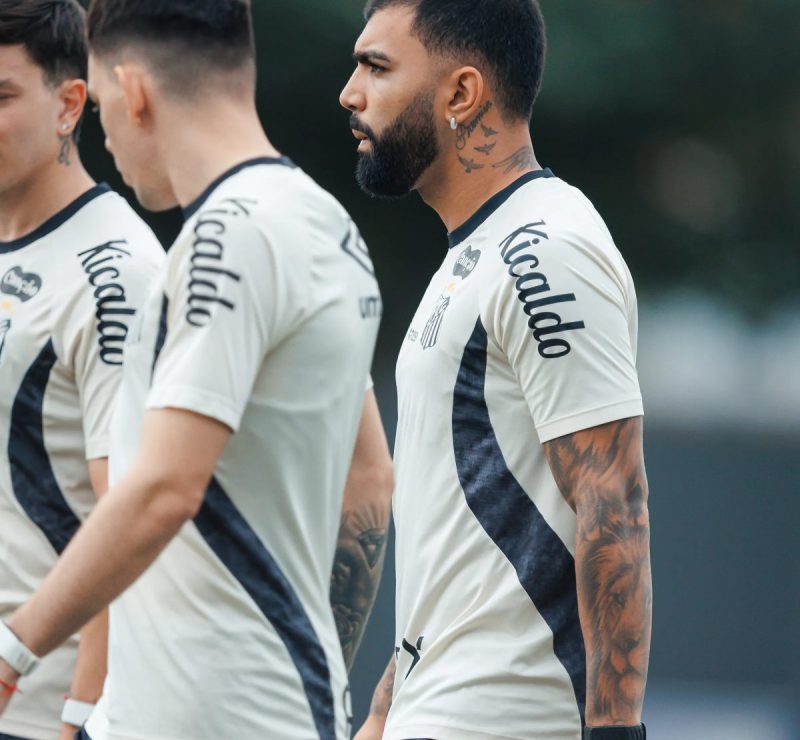 Gabigol revê o Flamengo em sua melhor fase pelo Santos
