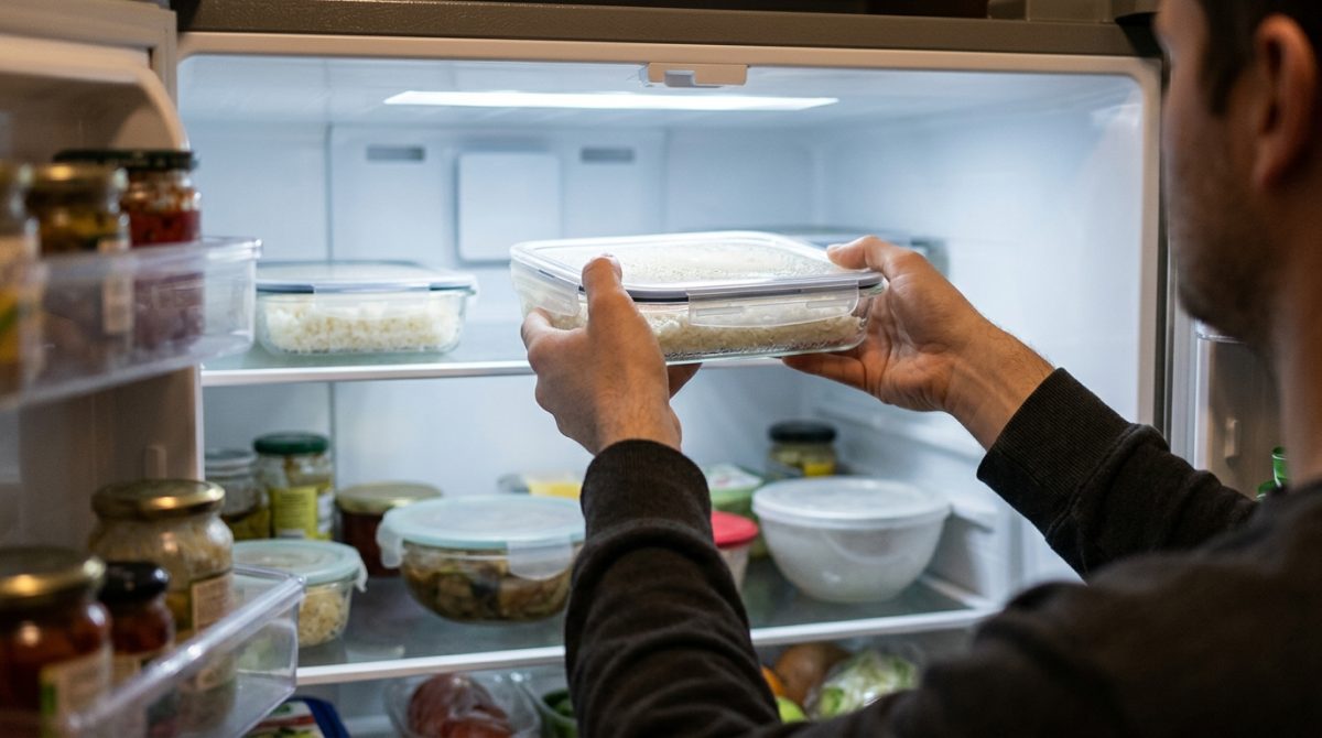 Guardar arroz cozido para comer vários dias depois parece prático, mas no Reino Unido a orientação é mais rígida: resfrie rapidamente, leve à geladeira e consuma em até 24 horas