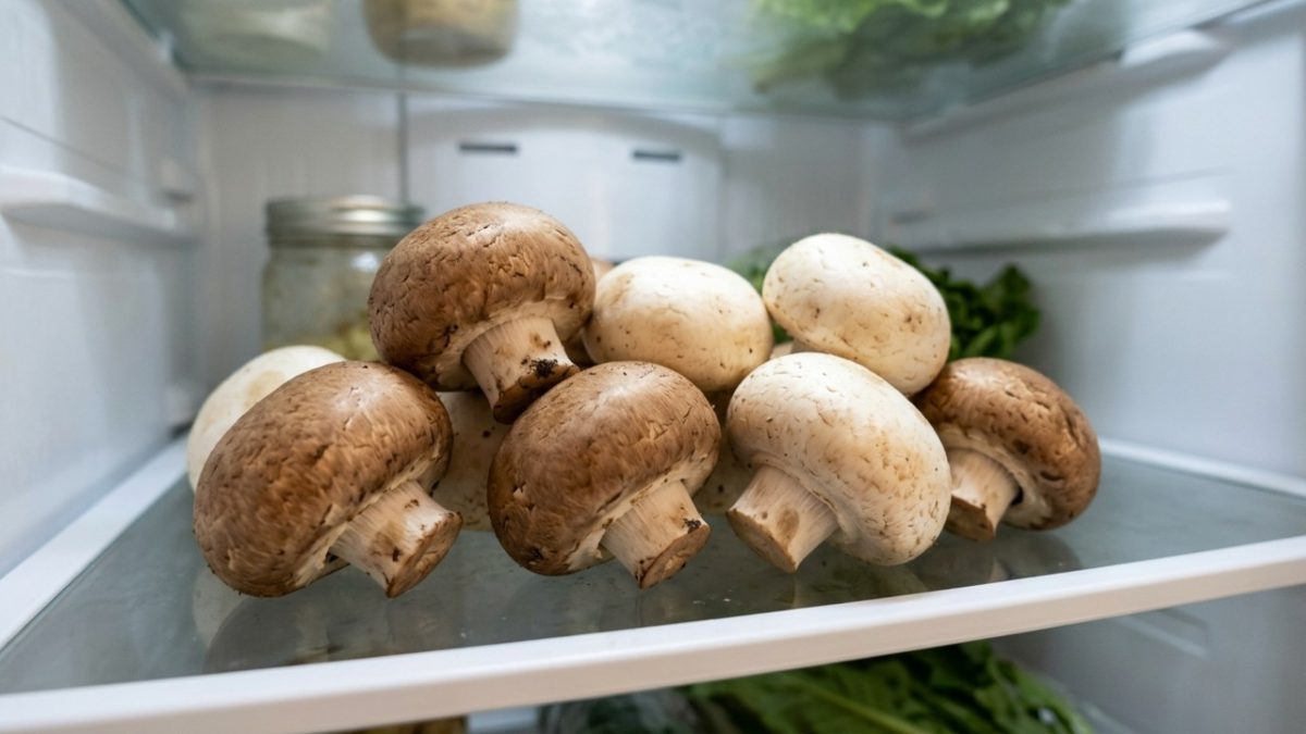 Guardar cogumelos frescos em saco plástico parece protegê-los melhor, mas a umidade pode se acumular e acelerar a deterioração: especialistas americanos recomendam refrigerá-los na embalagem original ou em saco de papel