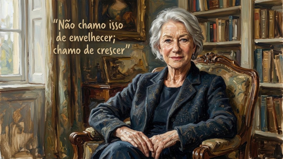Helen Mirren, aos 81 anos, sobre rejeitar a ideia de lutar contra a idade: “Não chamo isso de envelhecer; chamo de crescer”