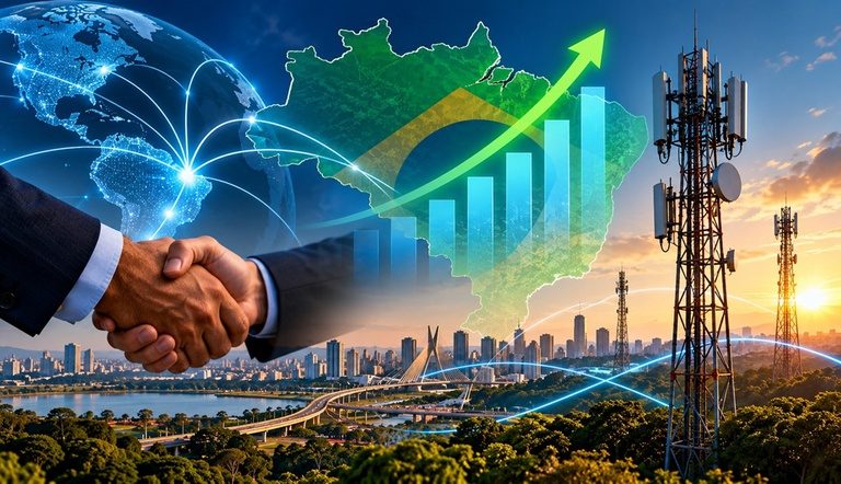 Investimento estrangeiro em telecom e TI atinge recorde histórico no Brasil