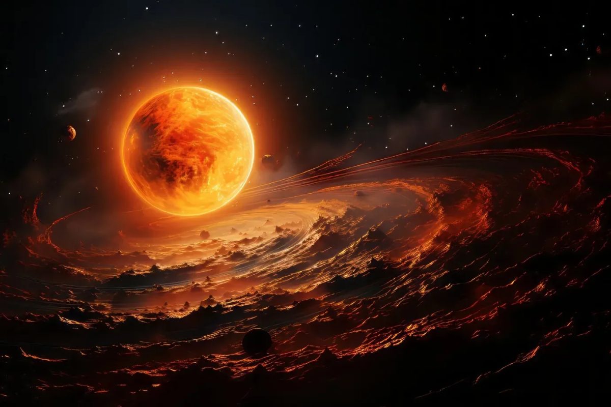 James Webb revela possível 'protetor solar' gigante em planeta de lava