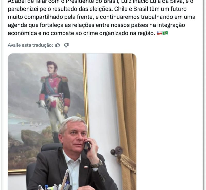 José Antonio Kast participará da posse de Lula em 2027, confirma governo do Chile
