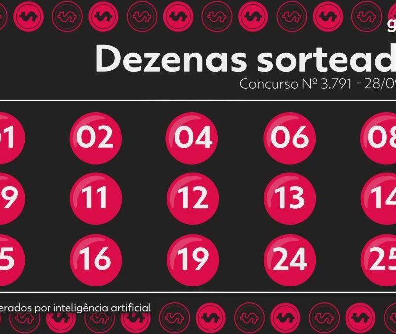 Lotofácil 3791: veja o resultado do sorteio desta segunda-feira