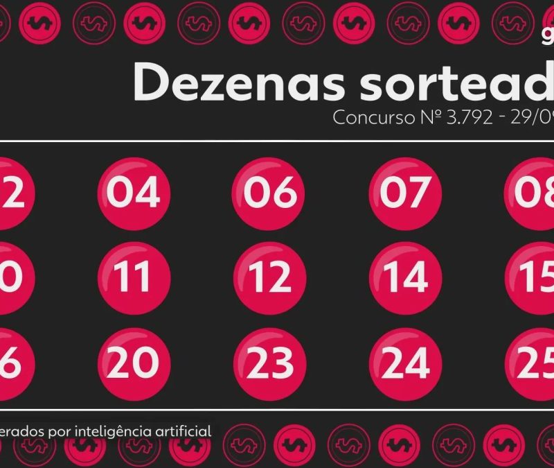 Lotofácil 3792: veja os números sorteados nesta terça-feira