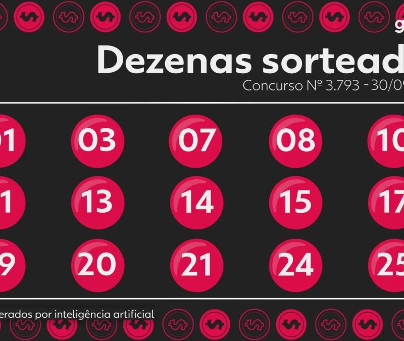 Lotofácil 3793: veja os números sorteados nesta quarta-feira