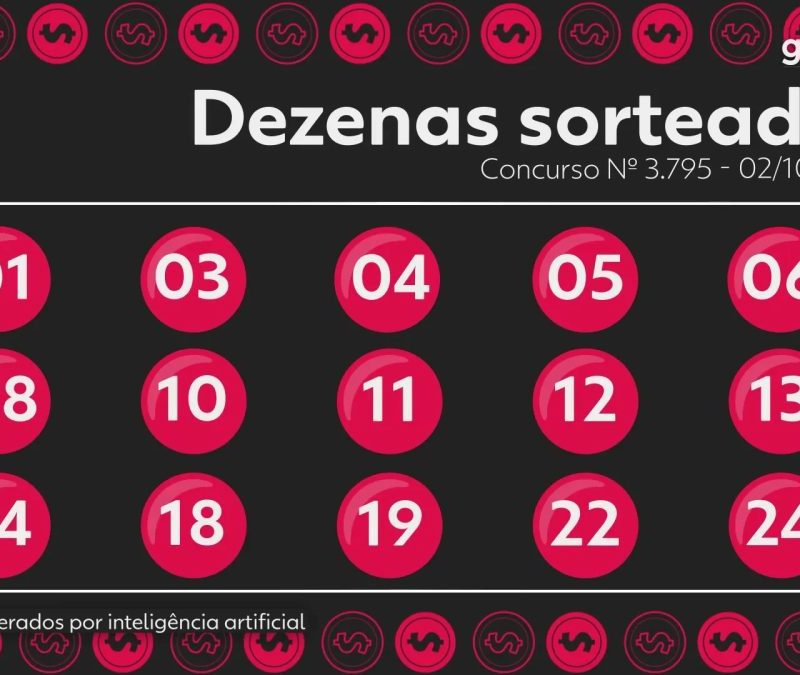 Lotofácil 3795: veja o resultado e os números sorteados hoje