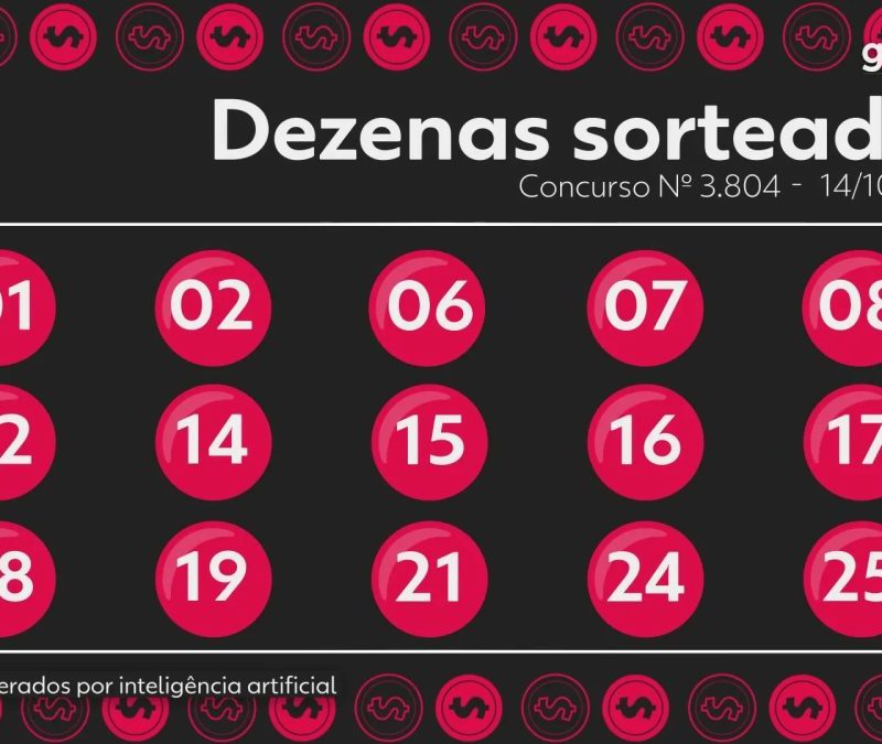 Lotofácil 3804: veja os números sorteados nesta quarta-feira