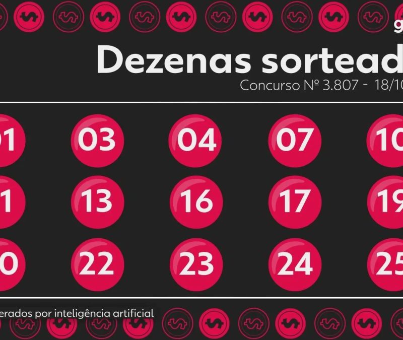 Lotofácil 3807: veja os números sorteados e os ganhadores deste domingo