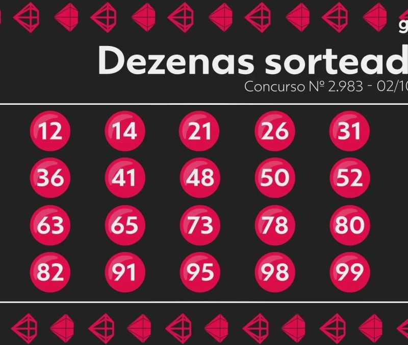 Lotomania 2983: veja os números sorteados e o prêmio acumulado