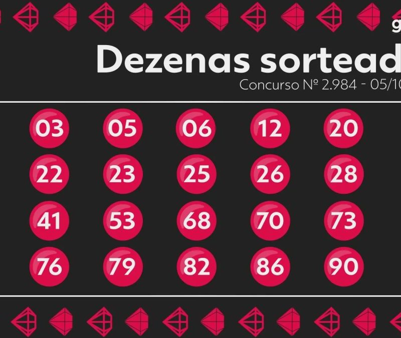 Lotomania 2984 acumula e prêmio vai a R$ 9,3 milhões