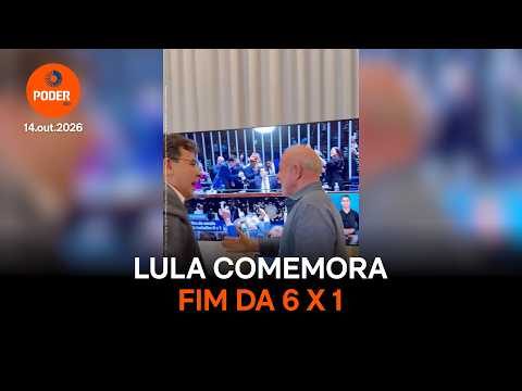 Lula celebra fim da escala 6×1 aprovada no Senado por 75 a 1