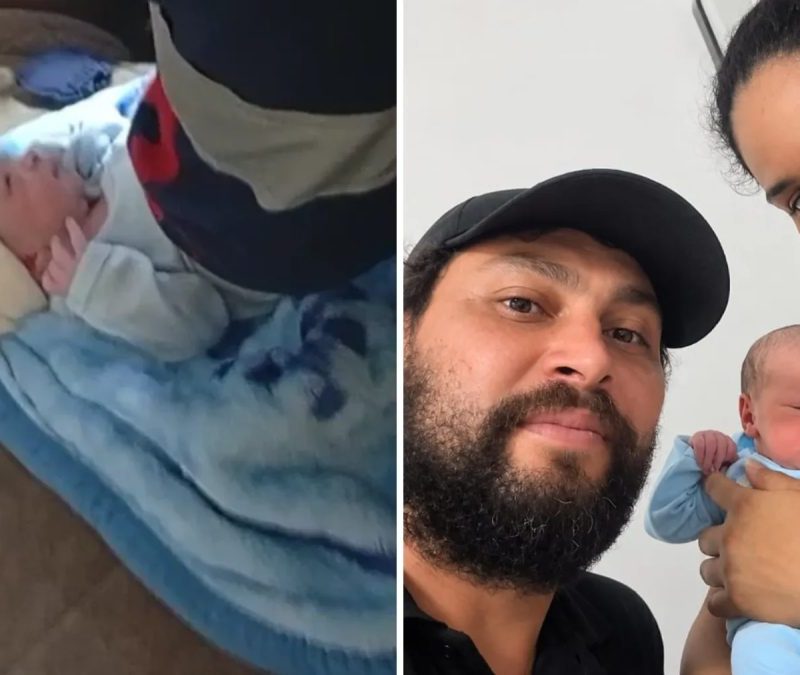 Pai faz parto de emergência em casa após ajuda de série médica na TV