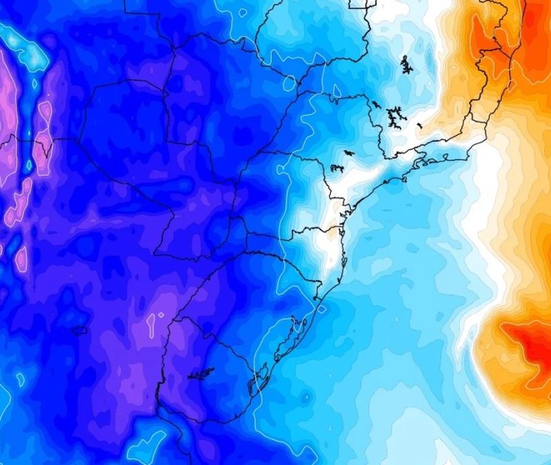 Frente fria prolongada derruba as temperaturas em outubro