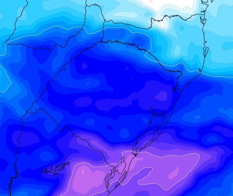 Massa de ar frio derruba temperaturas no Sul no início de outubro
