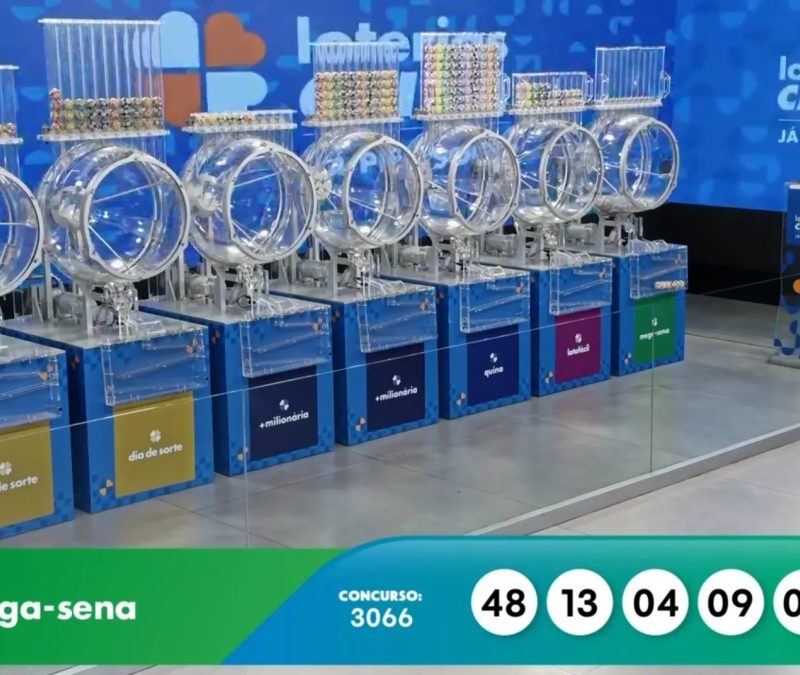 Mega-Sena, concurso 3066: confira os números sorteados; prêmio acumulou