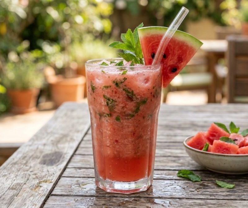 Suco de melancia com hortelã: benefícios e como fazer em casa