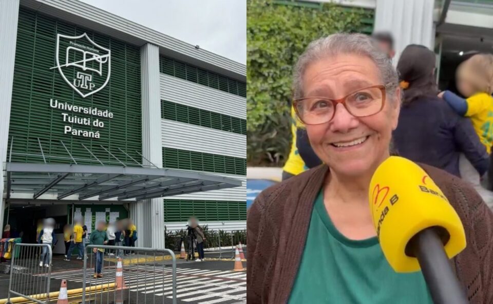 Mesmo com chuva, eleitores vão às urnas em Curitiba e idosa de 76 anos afirma: “Um voto faz toda a diferença”