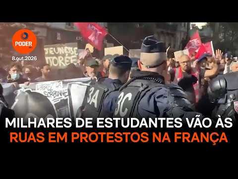 Milhares de estudantes vão às ruas em protestos na França