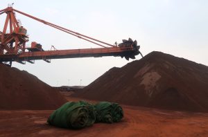 Minério de ferro sobe com PIB da China, mas ações do setor têm alta limitada