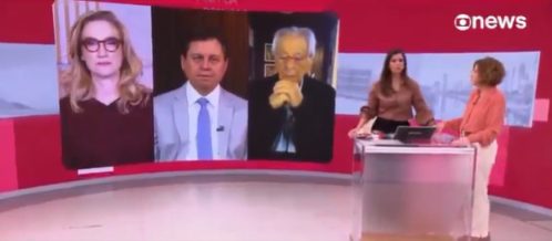 Miriam Leitão tem mal-estar ao vivo na GloboNews e preocupa apresentadora; assista (Foto: Reprodução/ GloboNews)